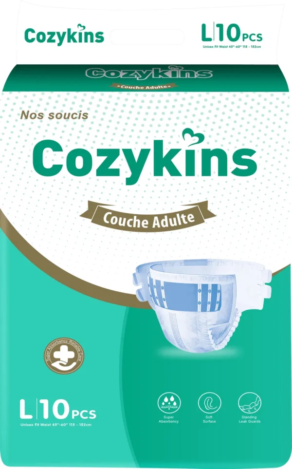 Cozykins Disposable Large Absorbency Adult Diaper Incontinence Pants for Adult Care