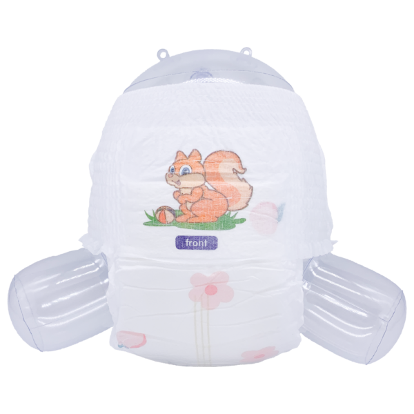 Disposable Breathable Baby Diaper Printed Pull up Pant for Training Walking
