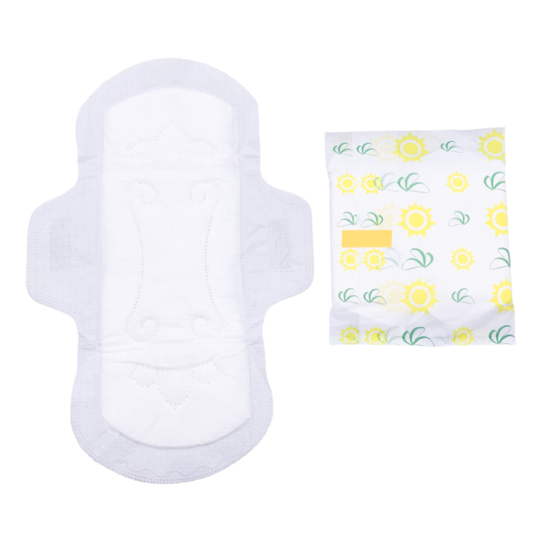 Disposable Female Cotton Sanitary Napkins Women Menstrual Pads with OEM Brands Factory Wholesale