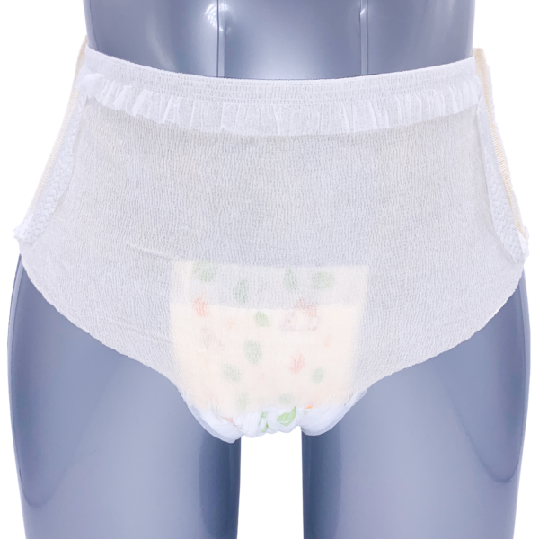 Newly Upgraded Women Period Pants with Magic Tape Disposable Period Underwear