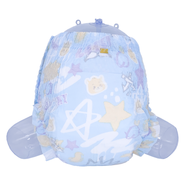 Cute Baby Diaper Full Printed Nonwoven Panties Diapers Foam Like Soft Waist Baby — изображение 6